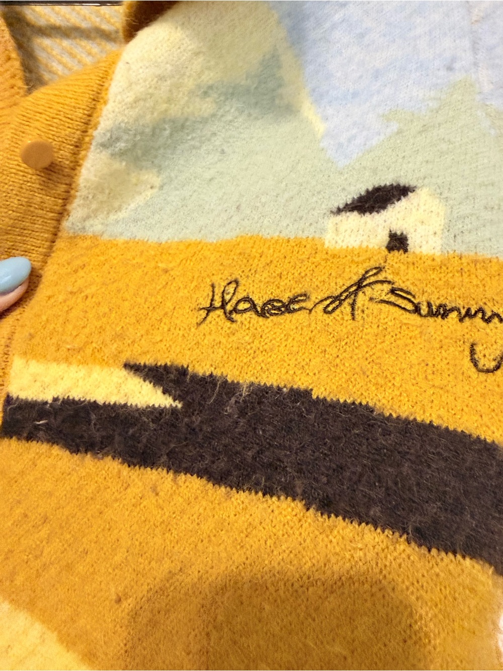 House of Sunny Cropped Button Cardigan - Picture 6 of 11
